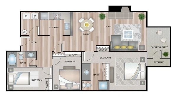 3 BHK Apartment 