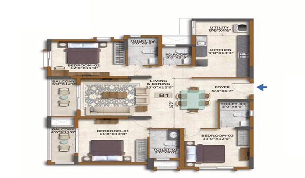 3 BHK